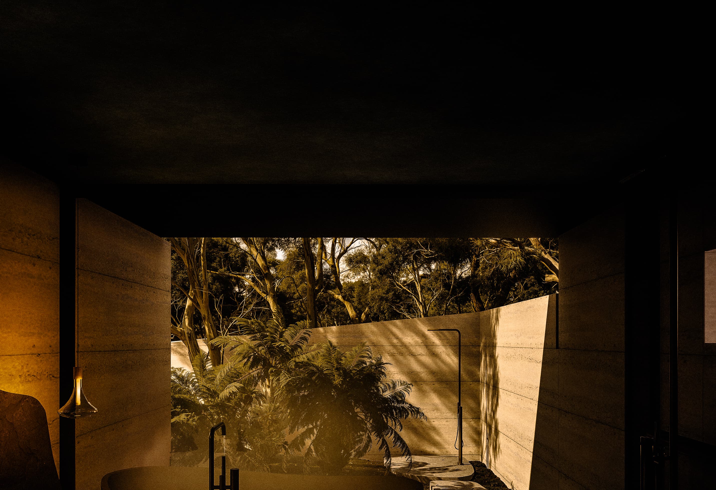Outdoor bath